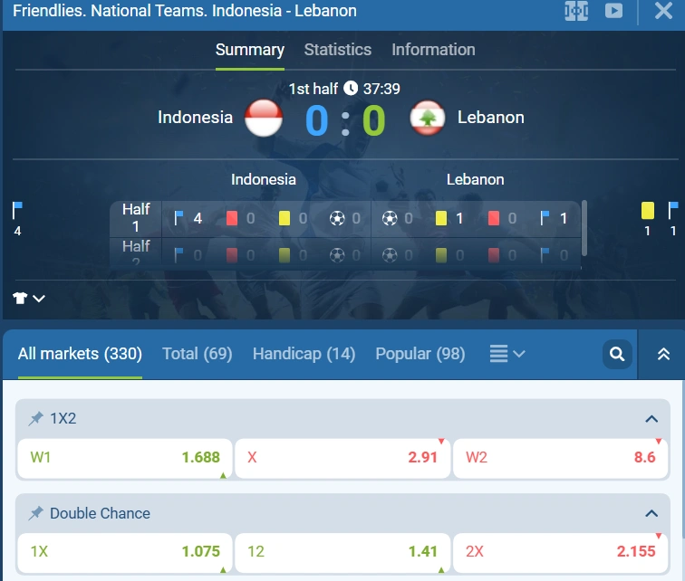 1xbet sports